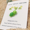 Little Pocket Turtle Hug, Mini Cute Animal Decoration Pocket Hug Turtle Stress Relief Toy, Special Encourage Birthday Wedding Party, Christmas Turtle Gift Decoration