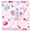 Sherpa Fleece Baby Blanket Unisex 30 x 40 Soft, Perfect For Swaddling
