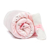 Sherpa Fleece Baby Blanket Unisex 30 x 40 Soft (Pink)