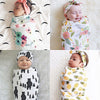 2Pcs/Set ! Genio Baby Swaddle Blanket Baby Swaddle Muslin Wrap