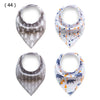 Genio Baby Cute Bandana Drool Bibs,  Absorbent Cotton, Baby Gift Set of 4