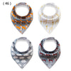 Genio Baby Cute Bandana Drool Bibs,  Absorbent Cotton, Baby Gift Set of 4