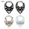 Genio Baby Cute Bandana Drool Bibs,  Absorbent Cotton, Baby Gift Set of 4
