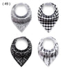 Genio Baby Cute Bandana Drool Bibs,  Absorbent Cotton, Baby Gift Set of 4