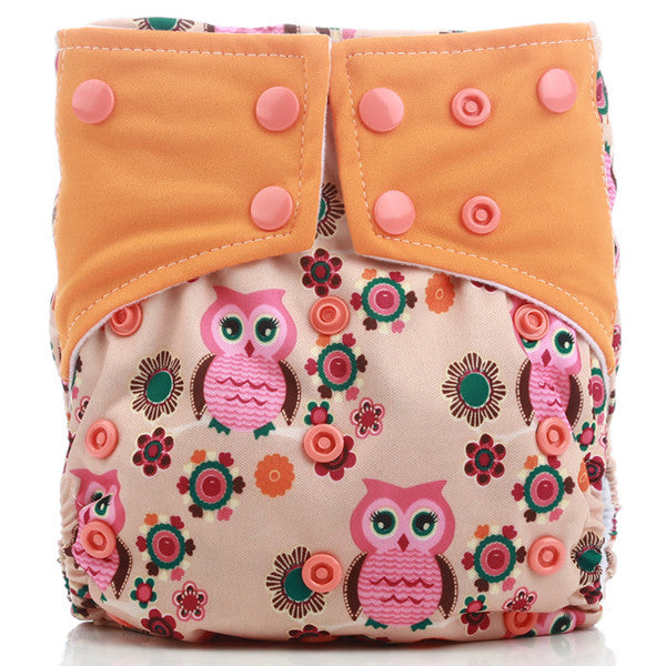 WEEOATAR Reusable Adult Cloth Diapers 2PCS - Waterproof Incontinence Underwear With Side Snaps