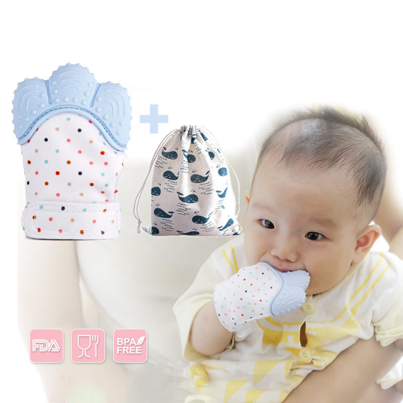 Silicone Teether Baby Pacifier Glove BPA Free!