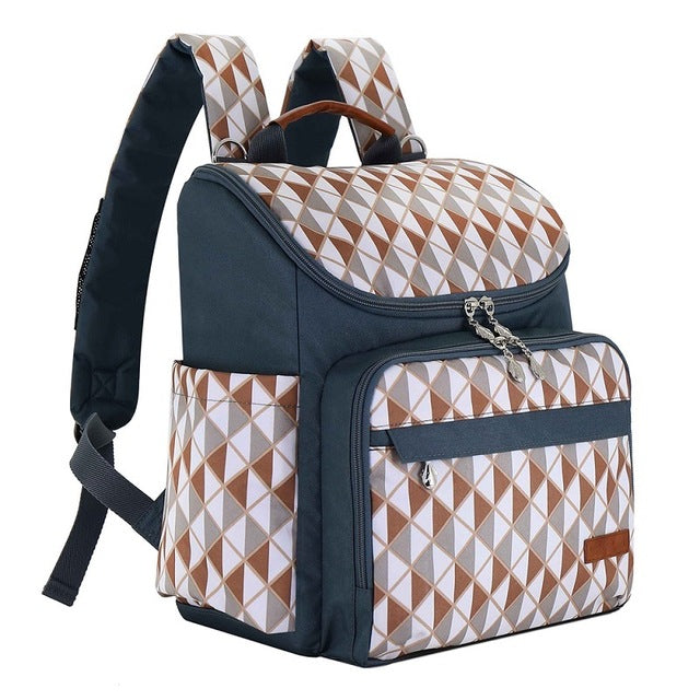 baby diaper bag smart organizer waterproof travel backpack Diaper Bag Travel Back Pack, Waterproof Multifunction – Genio Baby